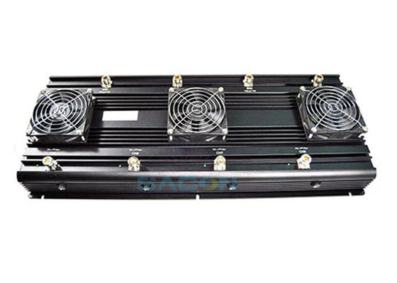 150w Potente interferitore del segnale dei droni UAV 8 antenne Adaptore portatile di corrente alternata