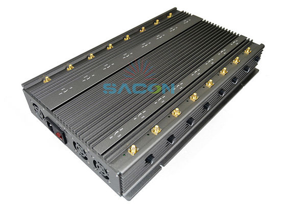 16 Antenne 5G Segnale Jammer Blocker con Potenza di Uscita 100W e Raggio di Jamming 80m