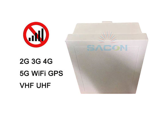 10 Canali 5G Jammer di Segnale con Portata 50m e Potenza di Uscita 26W per Bloccare Telefoni Cellulari