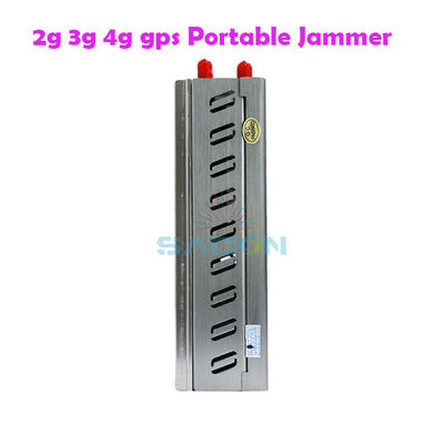 8000mAH Batteria 15m Portata Jammer Portatile per Cellulare con 8 Antenne per una Maggiore Protezione