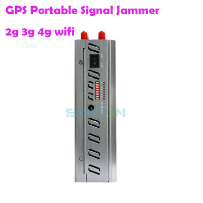 8000mAH Batteria 8 Antenne GPS Portatile Jammer di Segnale per Blocco Segnale 2G 3G 4G