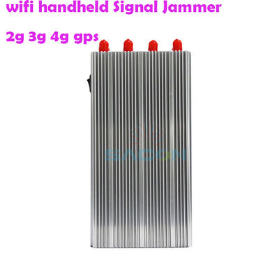 8000mAH Batteria 8 Antenne GPS Portatile Jammer di Segnale per Blocco Segnale 2G 3G 4G