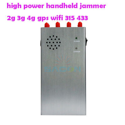 8000mAH Batteria 8 Antenne GPS Portatile Jammer di Segnale per Blocco Segnale 2G 3G 4G