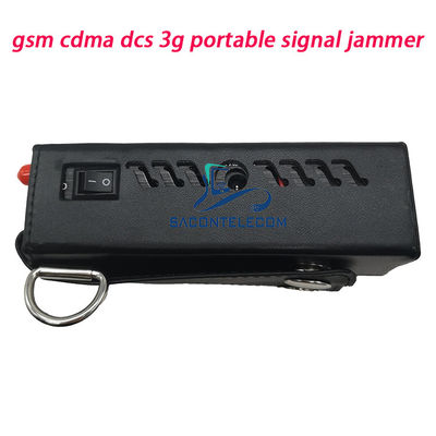 4 canali 2W di potenza 15m di portata portabile segnale jammer e telefono cellulare jammer per il WiFi GPS blocco