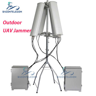 Impermeabile 190w 2km 2.4G GPS 5.8G UAV Drone Signal Jammer