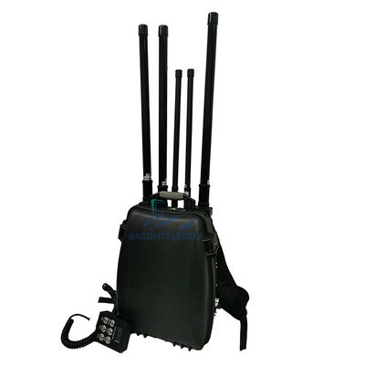100w GPS Wi-Fi Zaino UAV 2.4km Drone Signal Jammer