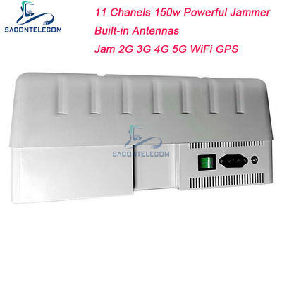 150W Jammer di Segnale GPS WiFi ad Alta Potenza con 11 Canali e Design Impermeabile per Bloccare Telefoni Cellulari