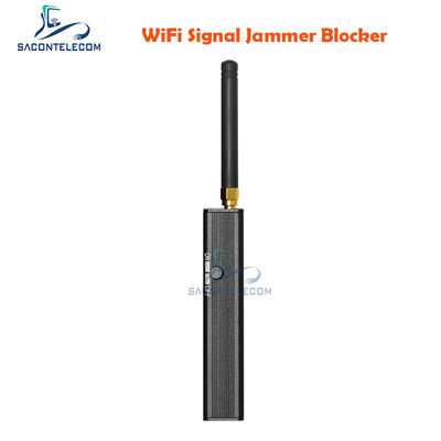 2.4G Frequency WiFi Signal Jammer con 10m di Portata e Batteria da 700mAh per Blocco Segnale Wireless