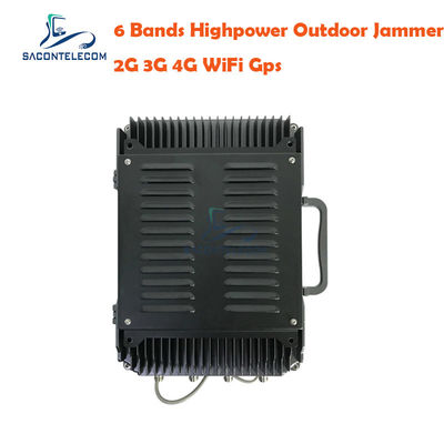 135W 300m Range 6 Canali Jammer per Cellulari e Jammer per Droni UAV per Sistema di Jamming per Carceri