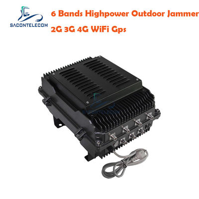 135W 300m Range 6 Canali Jammer per Cellulari e Jammer per Droni UAV per Sistema di Jamming per Carceri