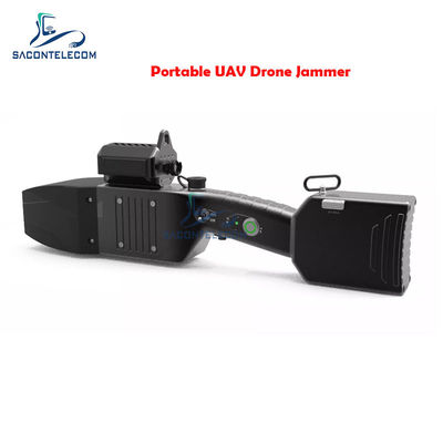 80wh UAV drone signal jammer atterraggio forzato 1,3km IP66 2,4Ghz 5,8Ghz
