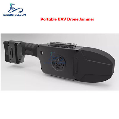 80wh UAV drone signal jammer atterraggio forzato 1,3km IP66 2,4Ghz 5,8Ghz