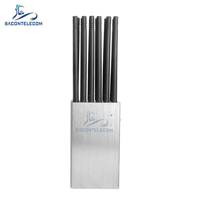 12 Bande 20W Jammer Portatile con Raggio di 20m per 2G 3G 4G 5G WiFi GPS Lojack VHF UHF