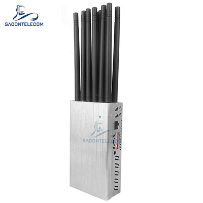 12 canali 20w 2 ore di lavoro Portable Wi-Fi jammer per cellulari GPS