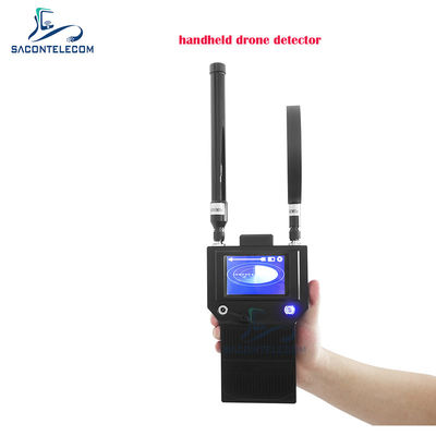Rilevatore di segnale per droni UAV portatile con distanza di rilevamento da 1,5 km a 2 km e gamma di frequenza da 400-6000 MHz