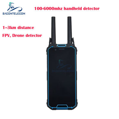 Rilevatore di droni portatile H2L con portata di 1.5Km e frequenza 100-6Ghz per rilevamento segnali FPV