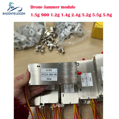 30W 1.5G GPS Anti Drone Jammer Module con frequenza personalizzata per RF Jamming