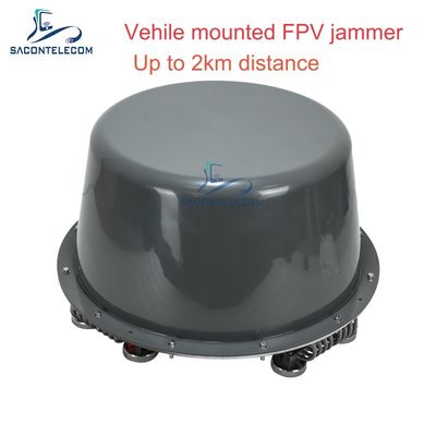 400-6Ghz 400 Watt Omni 360° Veicolo montato Drone Signal Jammer UAV Jammer