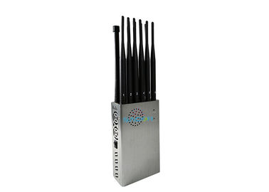 8.4W 12 Antenne Dispositivo di interferenza del segnale del cellulare portatile Blocco 2.4G 5.8G Fino a 20m