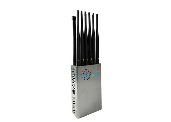 8.4W 12 Antenne Dispositivo di interferenza del segnale del cellulare portatile Blocco 2.4G 5.8G Fino a 20m
