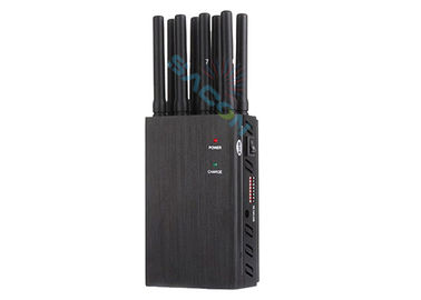 8 bande Potenziatore del segnale del telefono cellulare portatile 20m Range Block 2G 3G 4G GPS WiFi