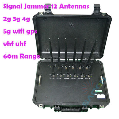 56W 12 Antenne 868MHz 5G Signal Jammer Blocker per il blocco multifrequenza