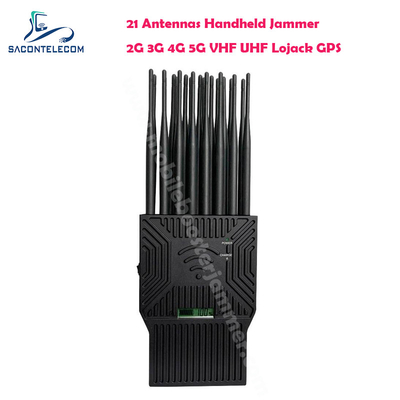 VHF di frequenza ultraelevata portatile delle antenne 21w 2G 3G 4G RC dell'emittente di disturbo 21 del segnale di WiFi Lojack